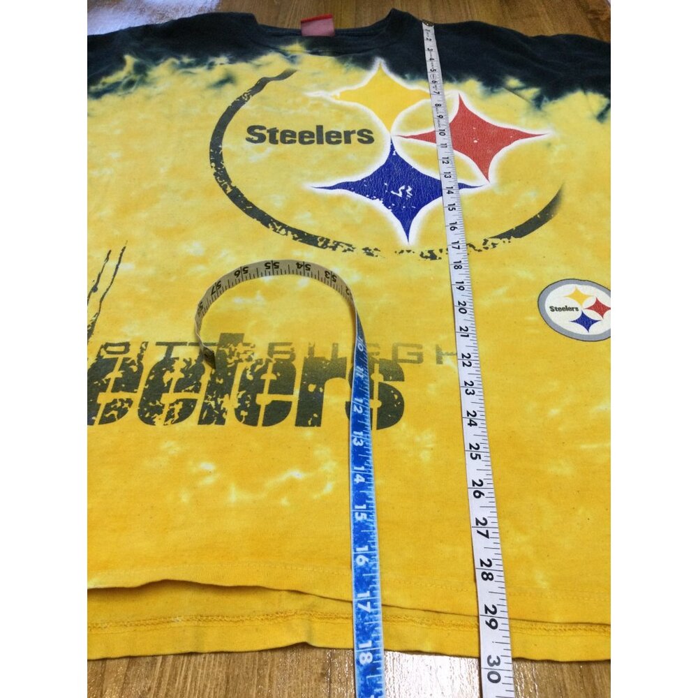 Vintage Pittsburgh Steelers Tie-Dye T-Shirt Mens XL NFL Football Graphic Tee - Picture 9 of 10